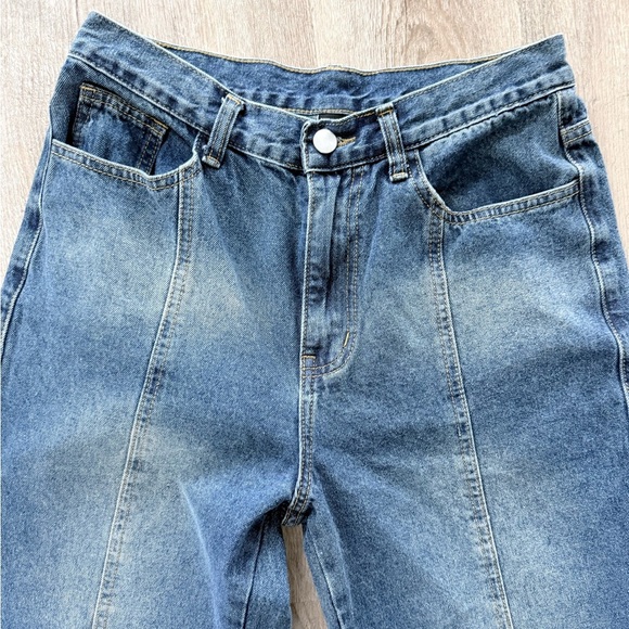 Cider High Rise Cargo Utility Jeans - Picture 3 of 7